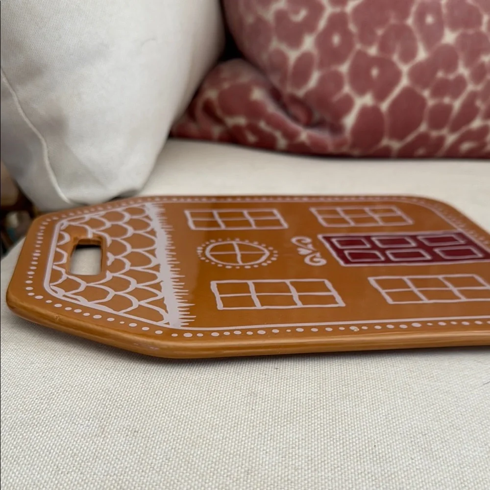 Gingerbread House Cutting Board - Brown and Red target holiday Christmas